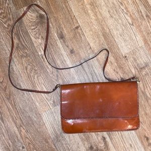 Leather crossbody